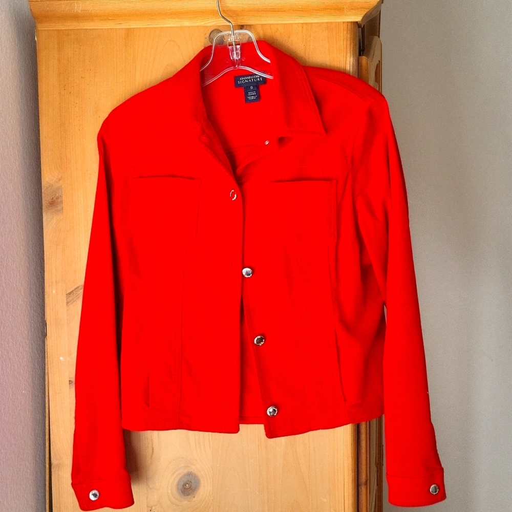 Velveteen Red Jacket